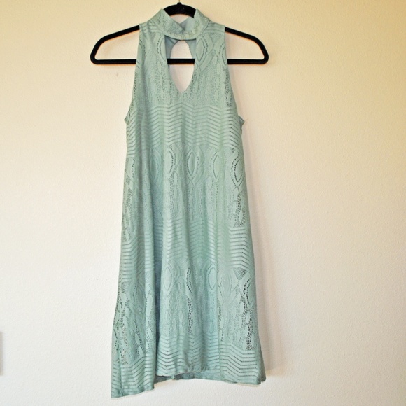 City Studio Dresses & Skirts - City Studio dusty green lined swing dress XS.